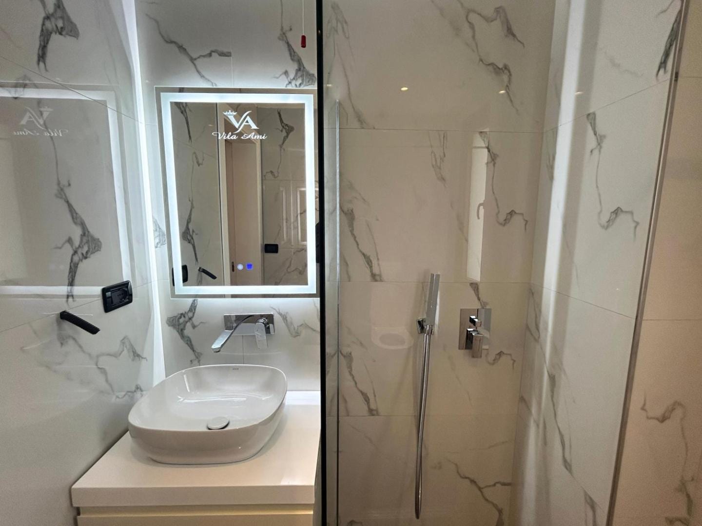 In-room jacuzzi tub beside the window